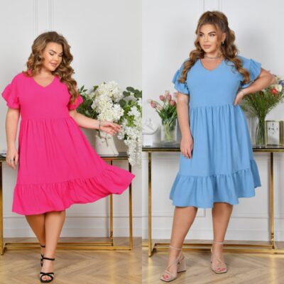 Сукня жіноча, літня, вільна, молодіжна, (р. 48-66)