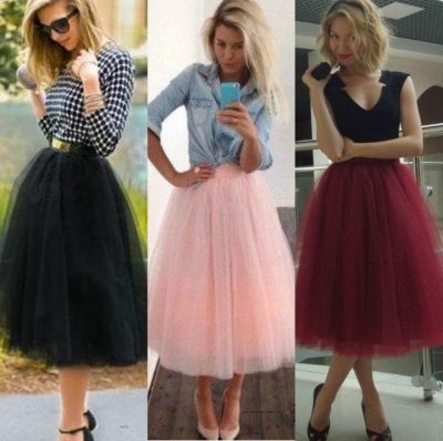 Фатиновая юбка, пышная юбка из фатина купить недорого от производителя