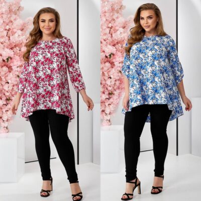 Костюм жіночий брючний, від 50 до 60 р-ра, легка, вільна блуза та легінси