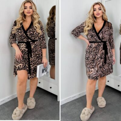 Комплект жіночий, від 50 до 60 р-ру, сорочка та пеньюар