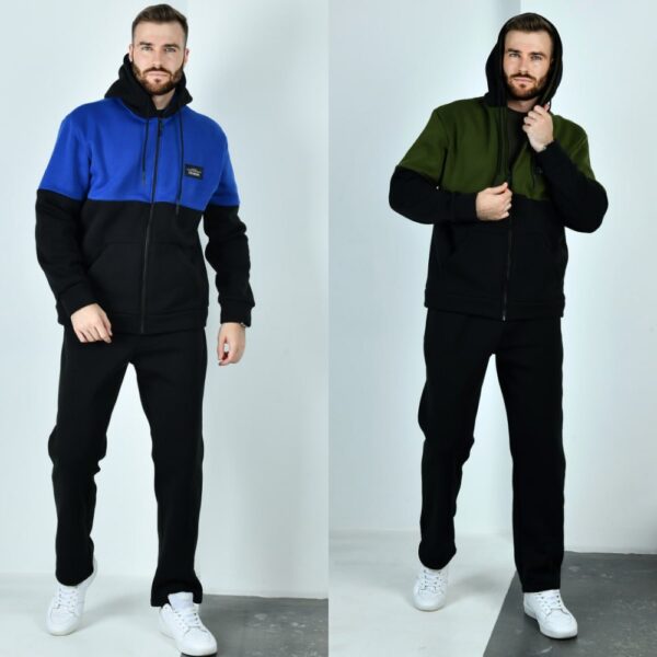 Костюм чоловічий спортивний теплий на флісі до 66 р