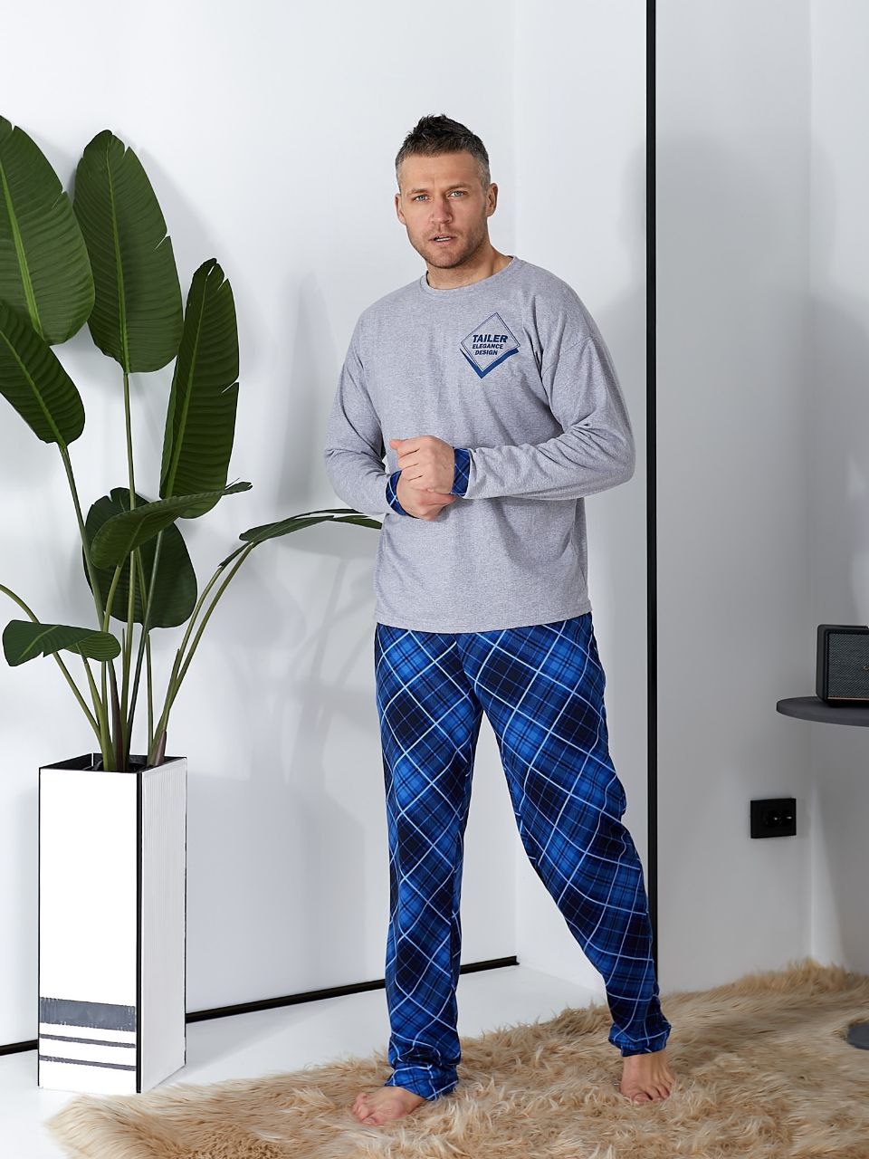 Піжама чоловіча, трикотажна, домашний костюм, від 50 до 58 р