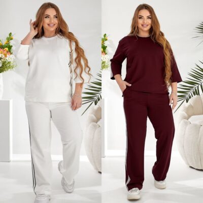 Костюм жіночий, від 48 до 58р, з лампасами, комфортний