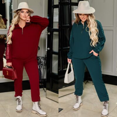 Костюм жіночий брючний, від 50 до 60 р-ру, у спортивному стилі