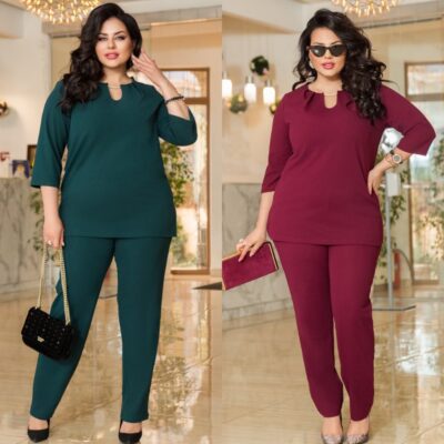 Костюм жіночий брючний, від 50 до 60р, туніка та штани