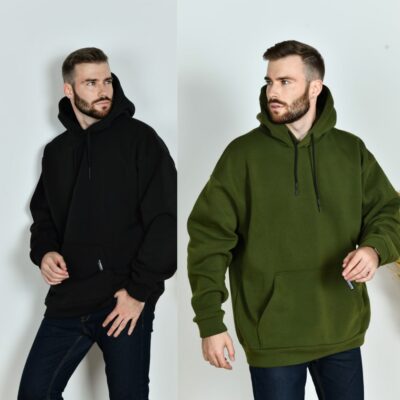 Худі чоловічий, від 48 до 66 р, трикотажна кофта з подвійним капюшоном