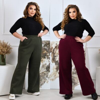 Штани жіночі спортивні, від 52 до 66р, тринитка на флісі