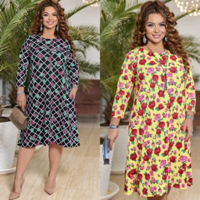 Сукня жіноча, трикотаж, трапеція (р. 50-60)