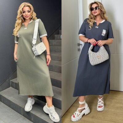 Сукня жіноча, повсякденна, легка, великого розміру, (р.48-58)