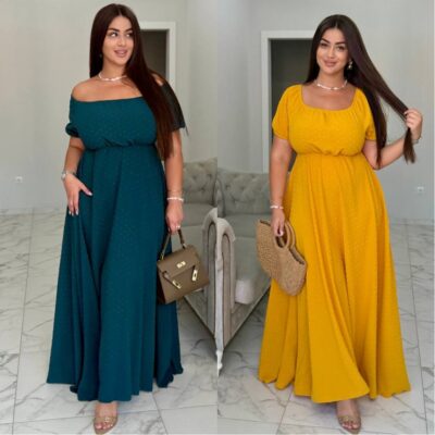 Сукня жіноча, довга, легка, молодіжна, стильна, (р. 50-60)